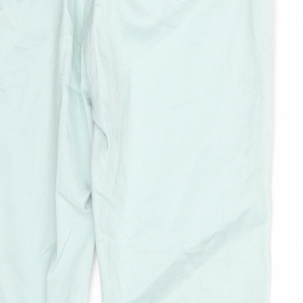 FB Sister Womens Green  Denim Skinny Jeans Size L L26 in