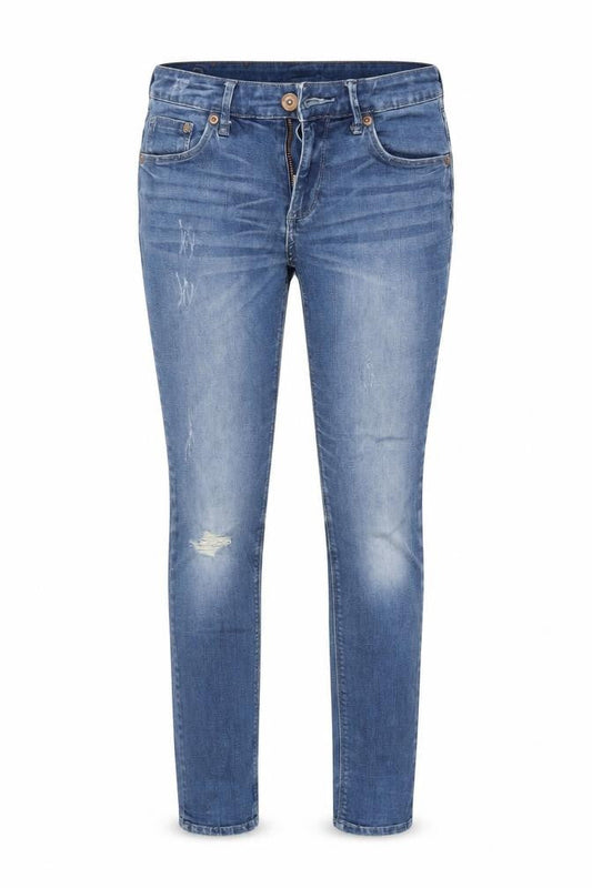 H&M Womens Blue  Denim Skinny Jeans Size 26 in L27 in