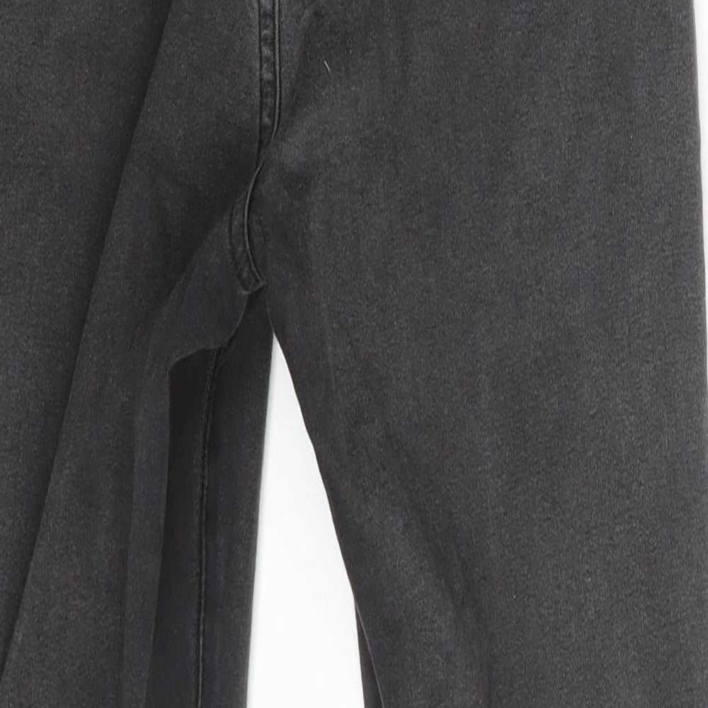 Denim Co. Womens Grey  Denim Skinny Jeans Size 12 L27 in