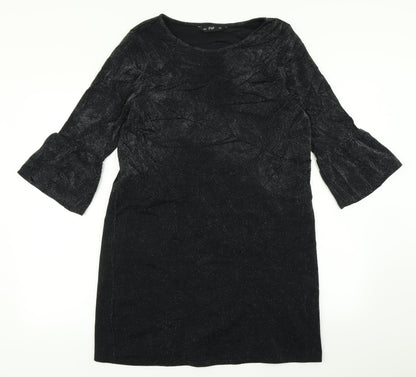 F&F Womens Black   A-Line  Size 14  - Bell sleeve