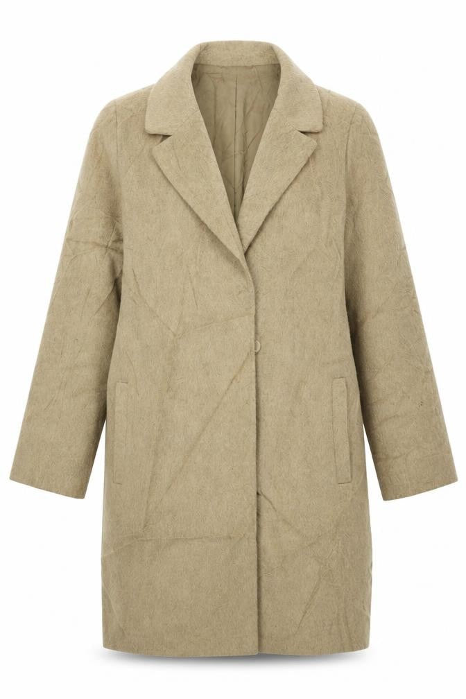 Atmosphere Womens Brown   Overcoat Coat Size 10
