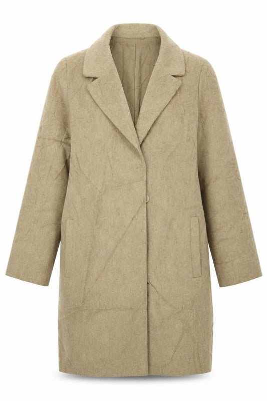 Atmosphere Womens Brown   Overcoat Coat Size 10