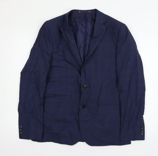 Marks and Spencer Mens Blue   Jacket Suit Jacket Size L