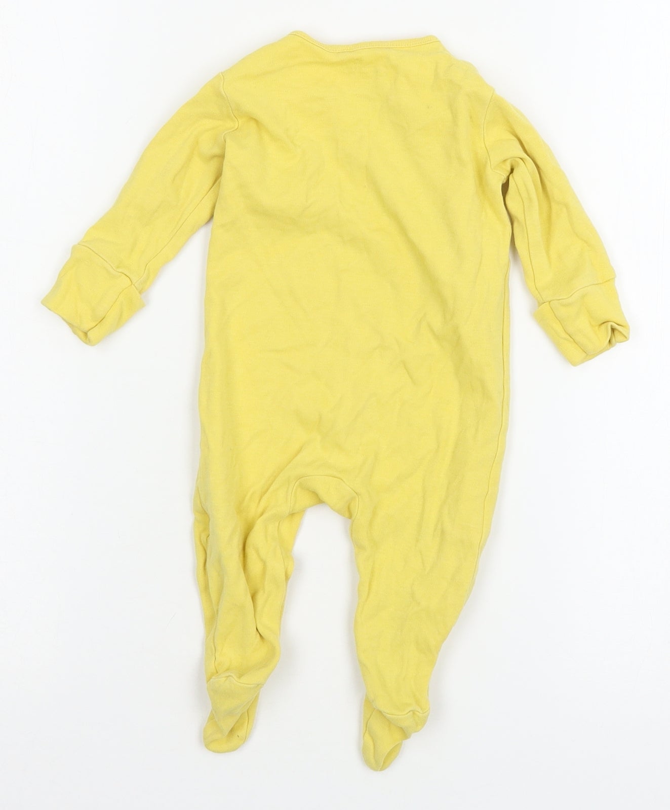 NEXT Baby Yellow  Jersey Babygrow One-Piece Size 0-3 Months  - Rockets