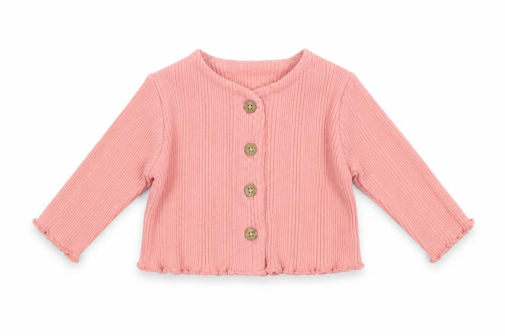 George Girls Pink  Jersey Cardigan Jumper One Size