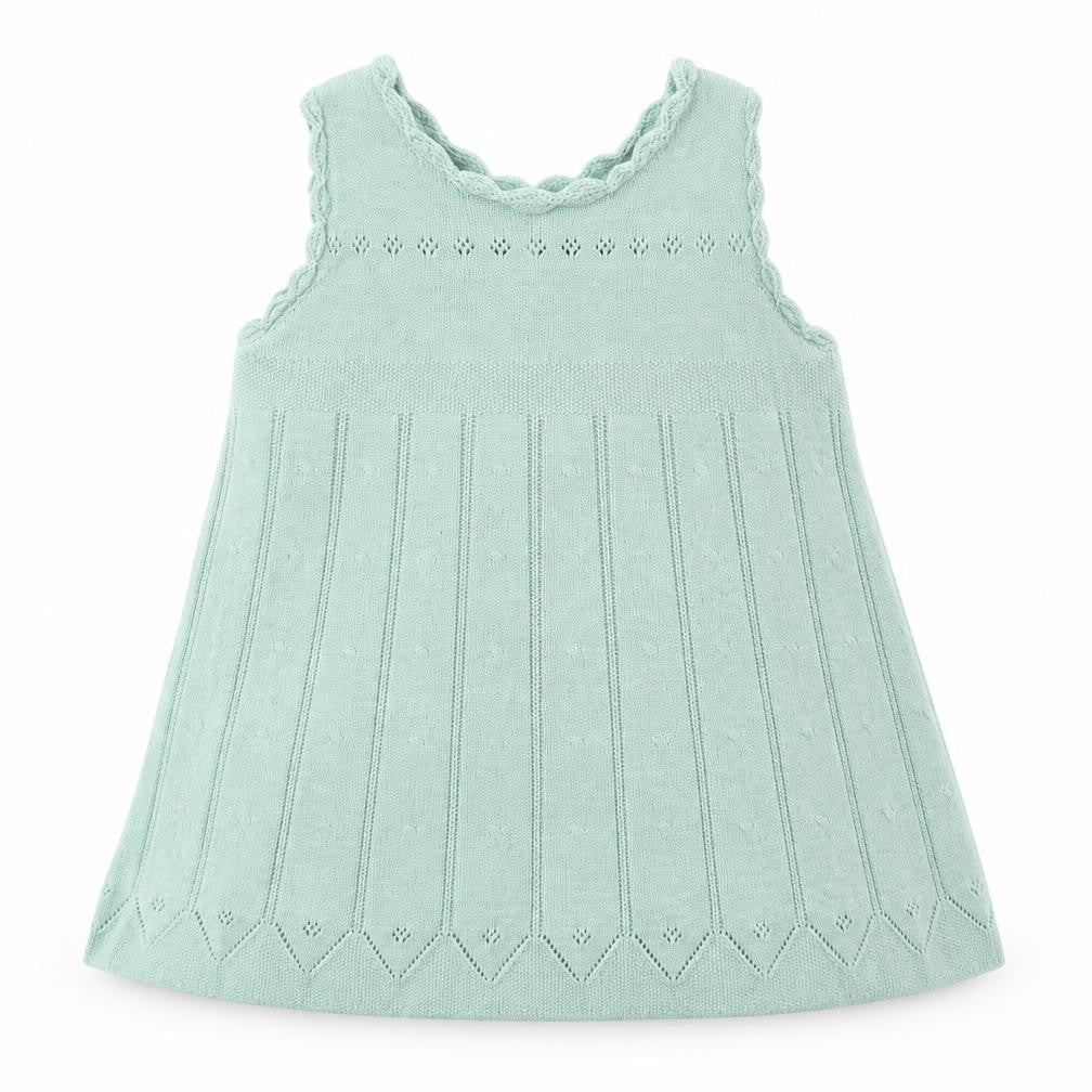 NEXT Girls Green  Jersey Jumper Dress  Size 3-6 Months