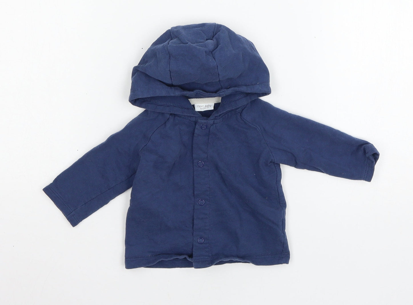 NEXT Boys Blue  Jersey Jacket  Size 3-6 Months  - Good Things Happen