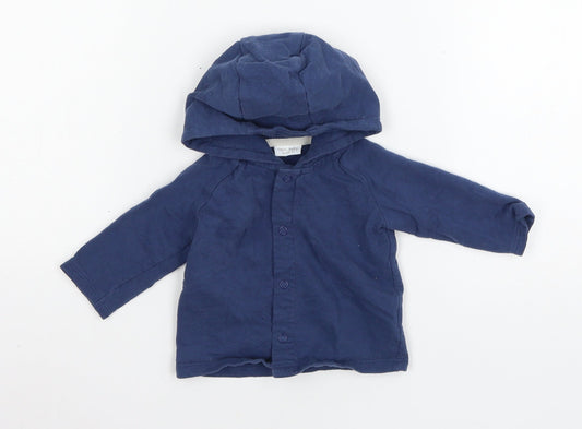 NEXT Boys Blue  Jersey Jacket  Size 3-6 Months  - Good Things Happen