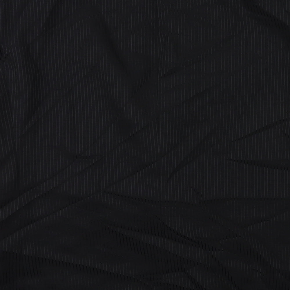 MASTERHAND Mens Black Striped  Jacket Suit Jacket Size 44