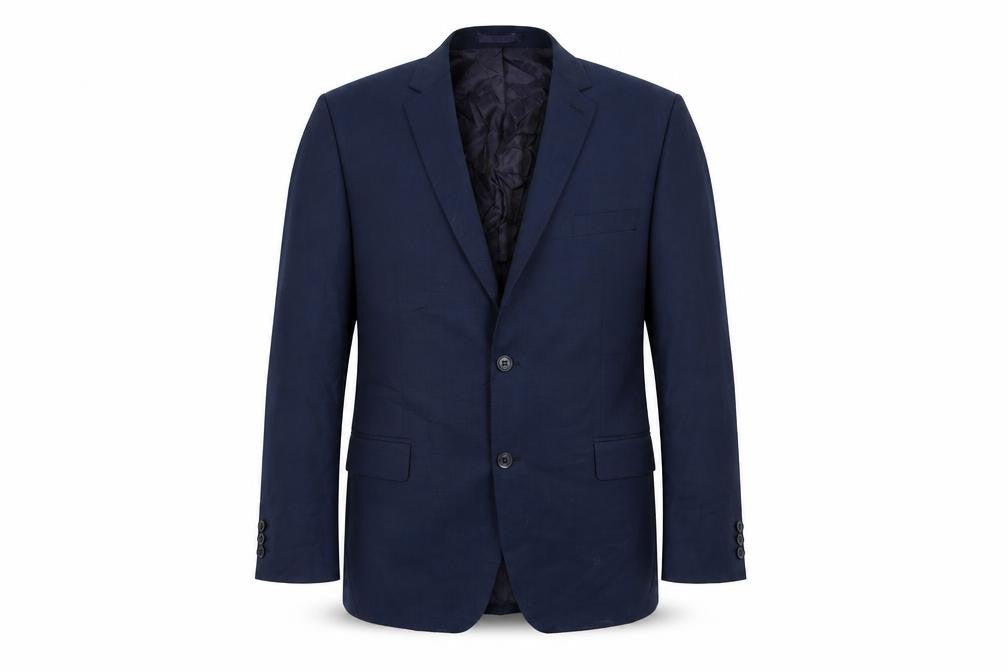 Preworn Mens Blue   Jacket Suit Jacket Size 46