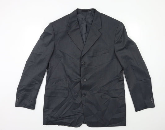 zantos Mens Grey   Jacket Suit Jacket Size 44