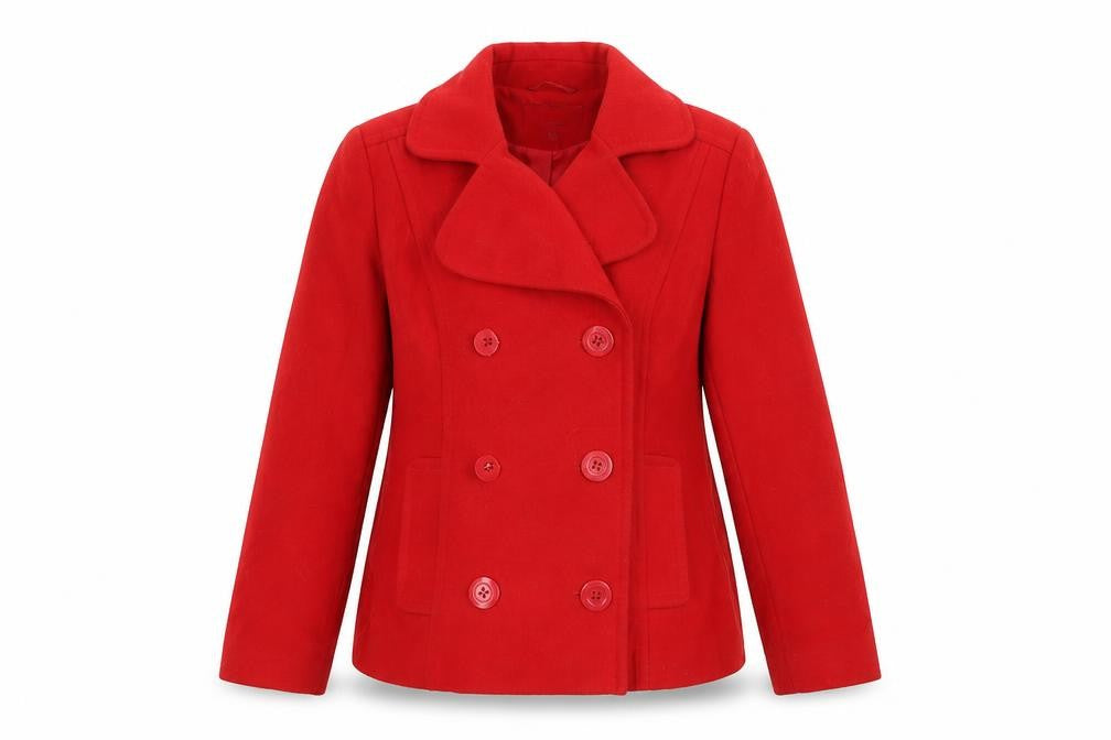 Autonomy Womens Red   Overcoat Coat Size 12