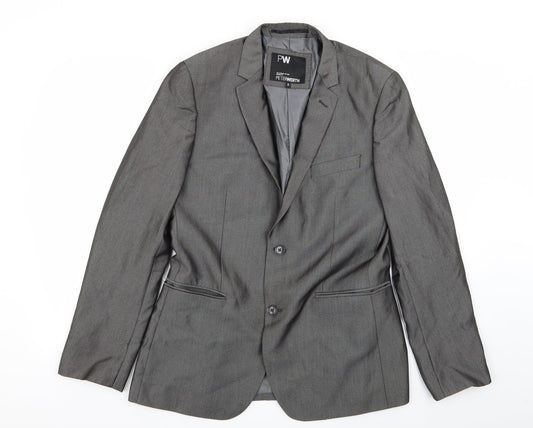 Peter Werth Mens Grey   Jacket Blazer Size 40