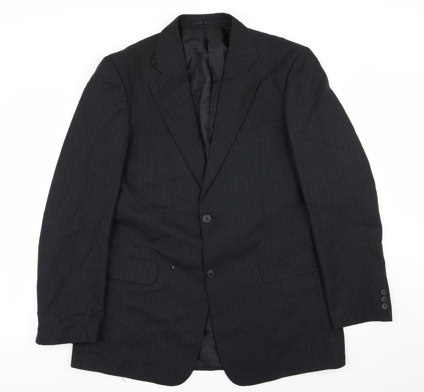 mwear Mens Grey Striped  Jacket Blazer Size 42