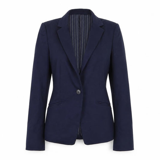 H&M Womens Blue   Jacket Blazer Size 8