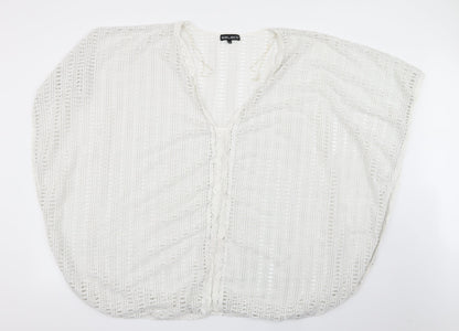 Select Womens White Geometric  Pullover Jumper Size M  - size s/m
