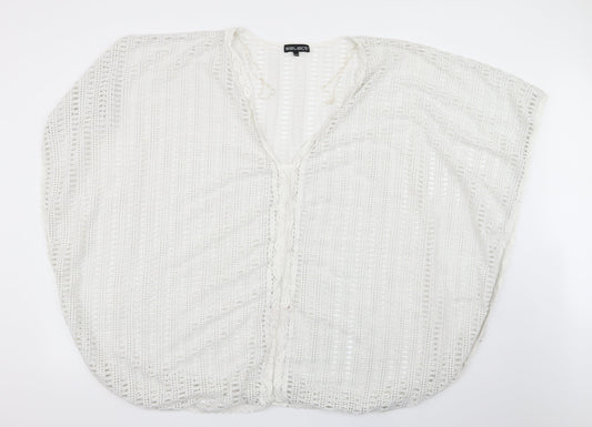 Select Womens White Geometric  Pullover Jumper Size M  - size s/m