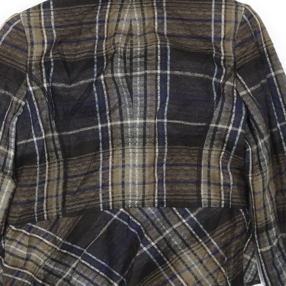 Oscan B Womens Multicoloured Check  Jacket Blazer Size 12