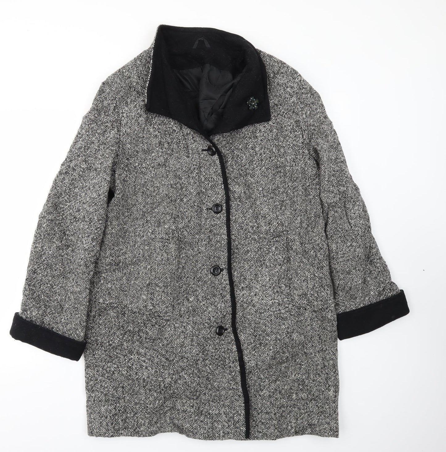 BHS Womens Grey   Jacket Coat Size 14
