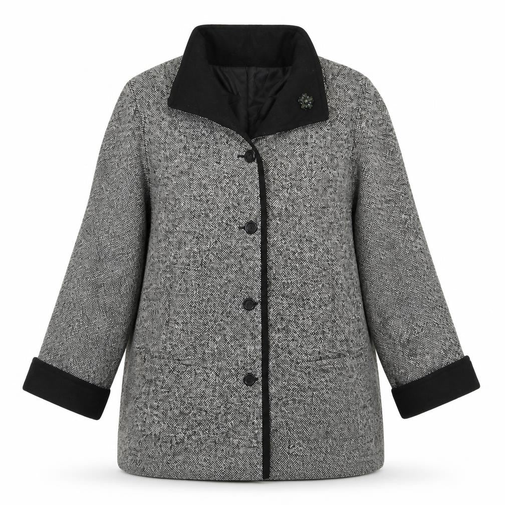 BHS Womens Grey   Jacket Coat Size 14