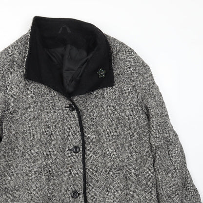 BHS Womens Grey   Jacket Coat Size 14