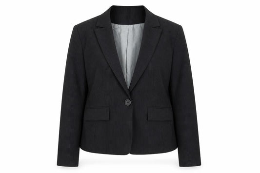 Debenhams Womens Black Striped  Jacket Blazer Size 14