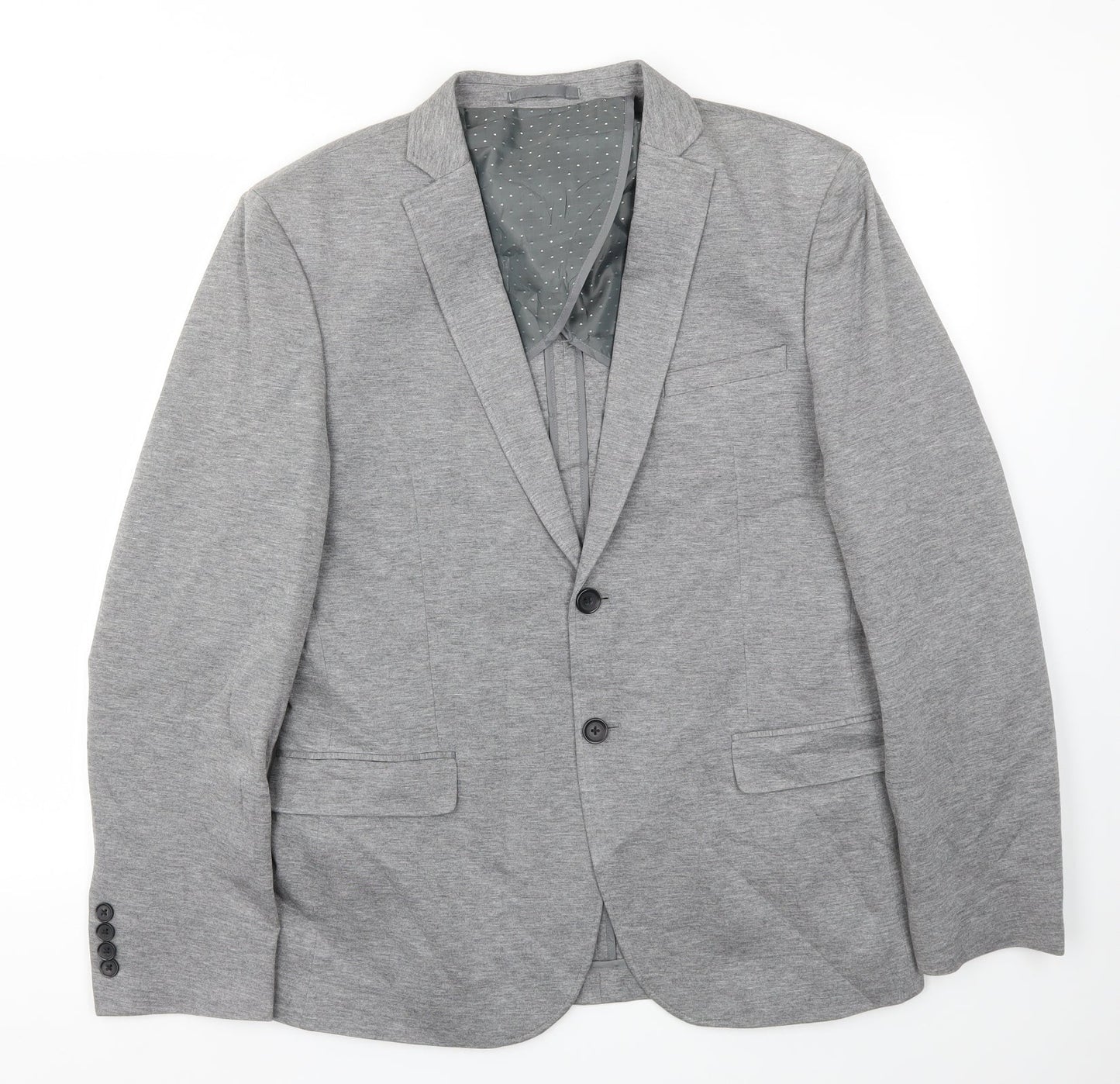 EASY  Womens Grey   Jacket Blazer Size L
