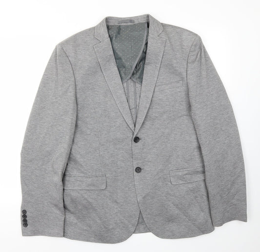 EASY  Womens Grey   Jacket Blazer Size L
