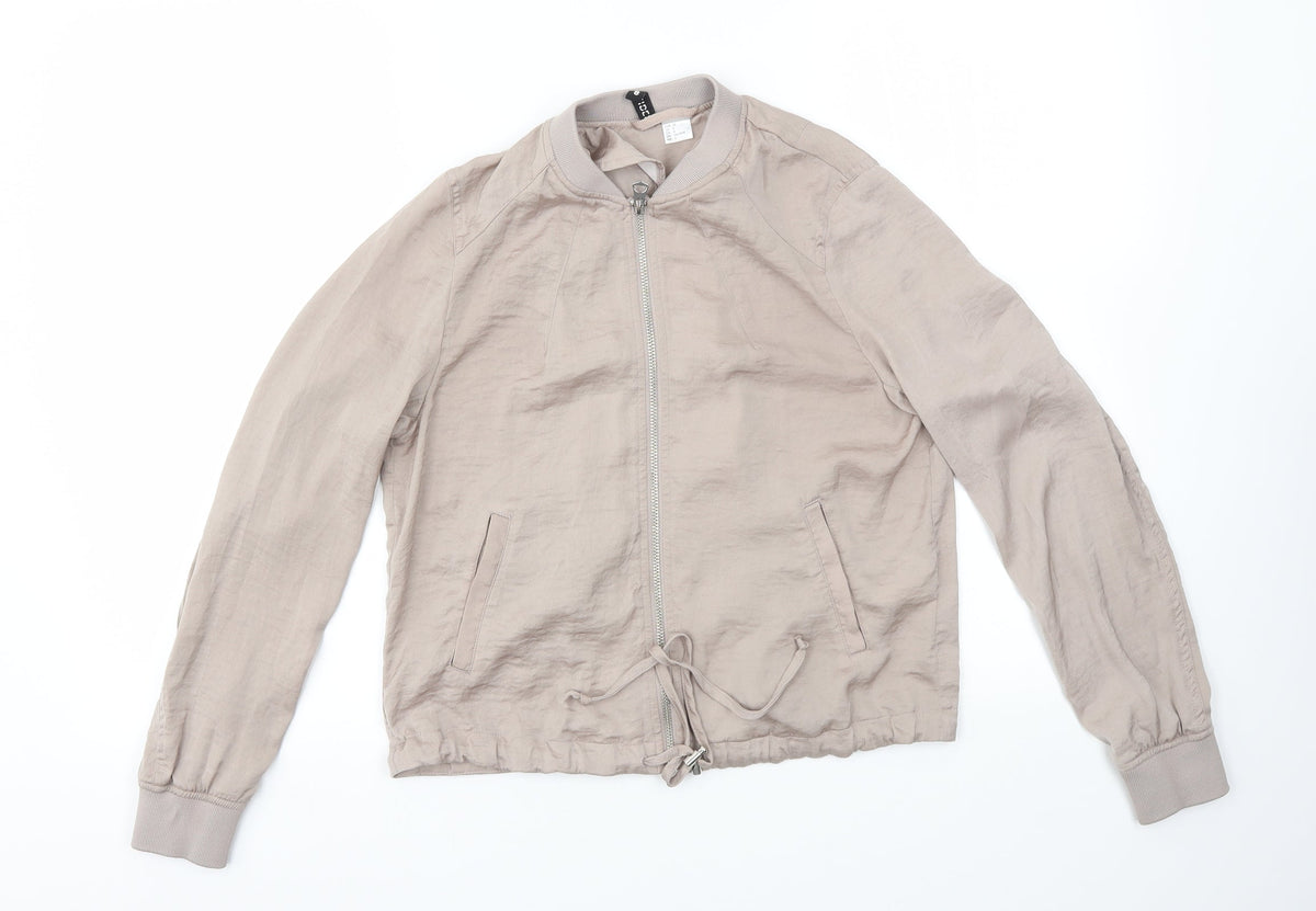 H&M Womens Beige   Jacket  Size 4