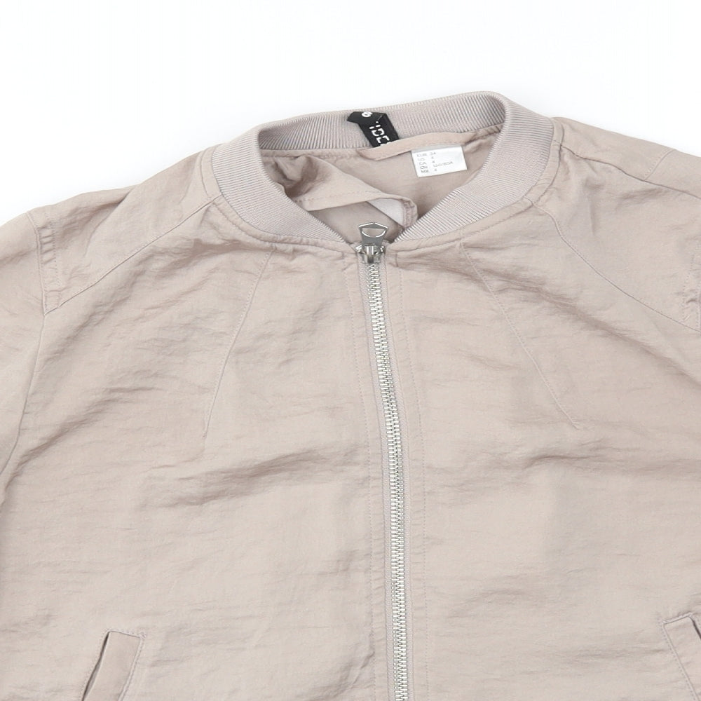 H&M Womens Beige   Jacket  Size 4