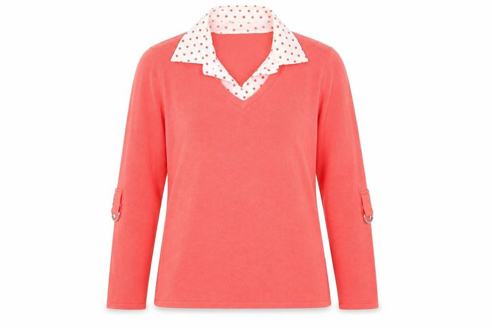 Elementz Womens Red   Pullover Jumper Size S