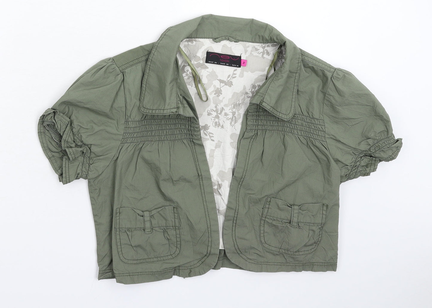 New Look Womens Green   Jacket Blazer Size 14