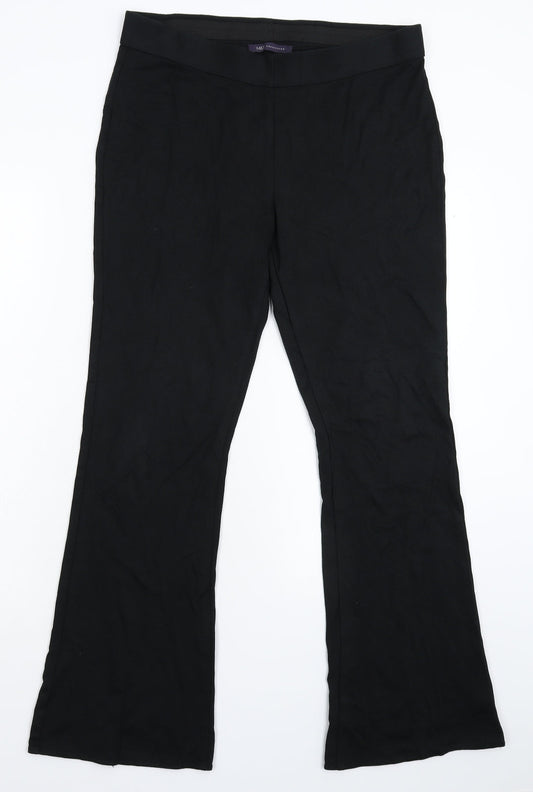 Marks and Spencer Womens Black   Trousers  Size 32 in L30 in
