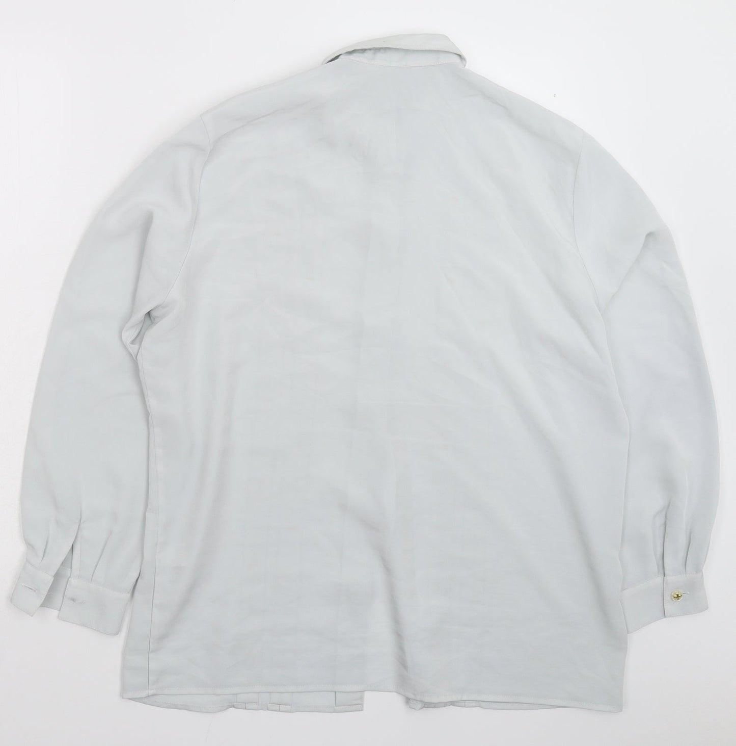 Preworn Womens Grey   Basic Button-Up Size 2XL