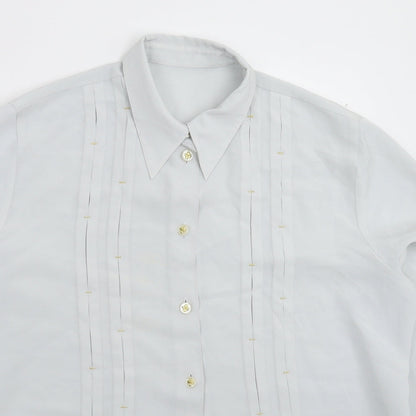 Preworn Womens Grey   Basic Button-Up Size 2XL