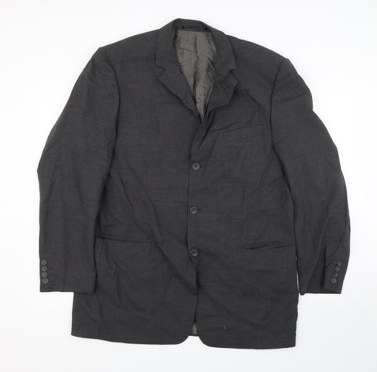 Mongotto Mens Grey   Jacket Suit Size 46