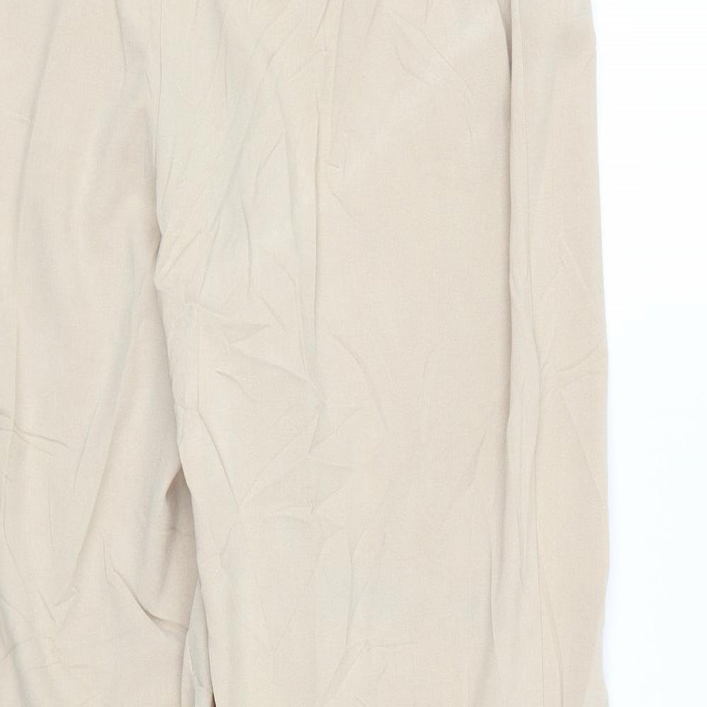 Glamorosa Womens Beige   Trousers  Size 18 L25 in
