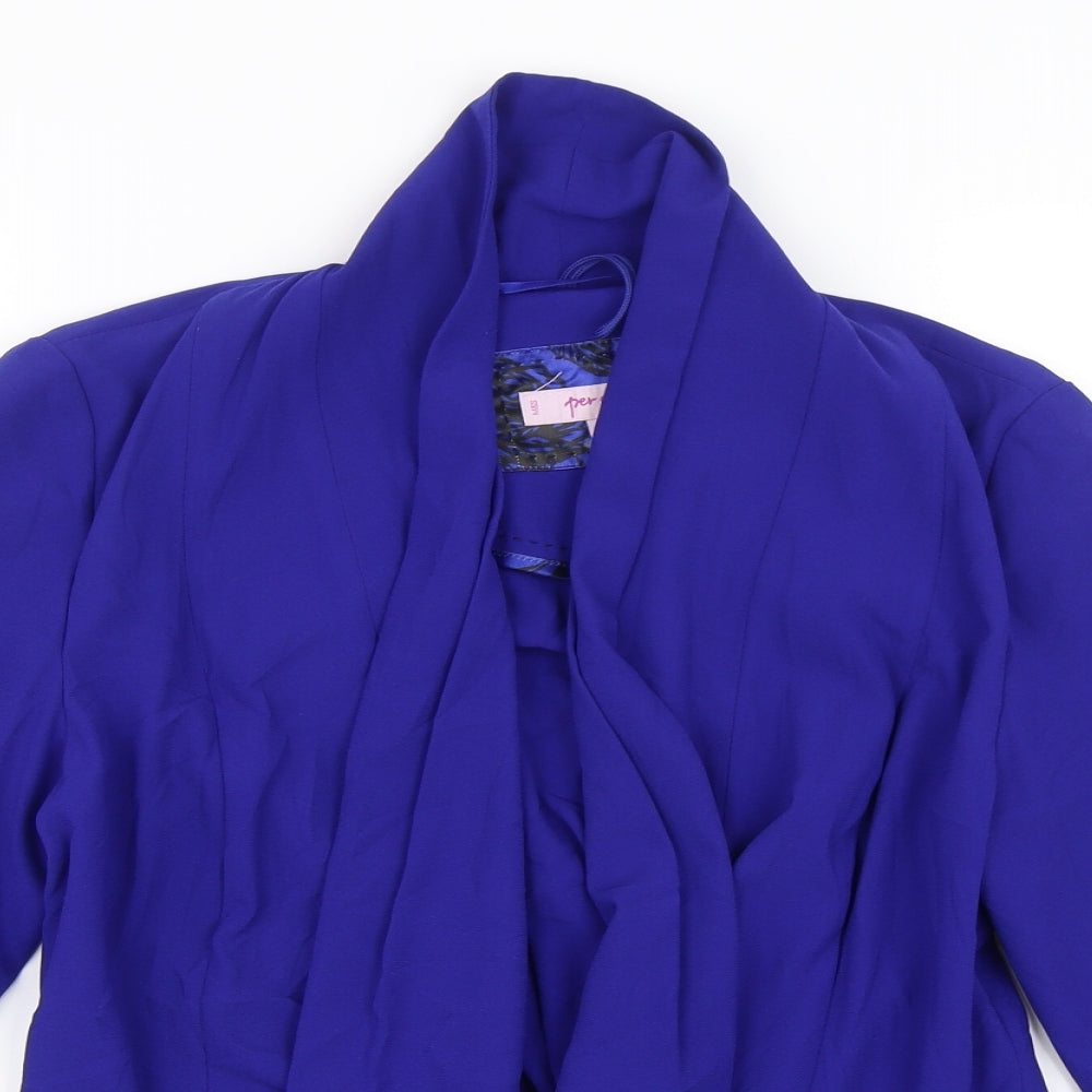 Per Una Womens Blue   Jacket Blazer Size 10