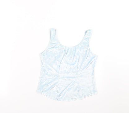 Marks & Spencer Womens Blue   Basic T-Shirt Size 16