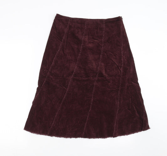 feema Womens Purple   A-Line Skirt Size 10