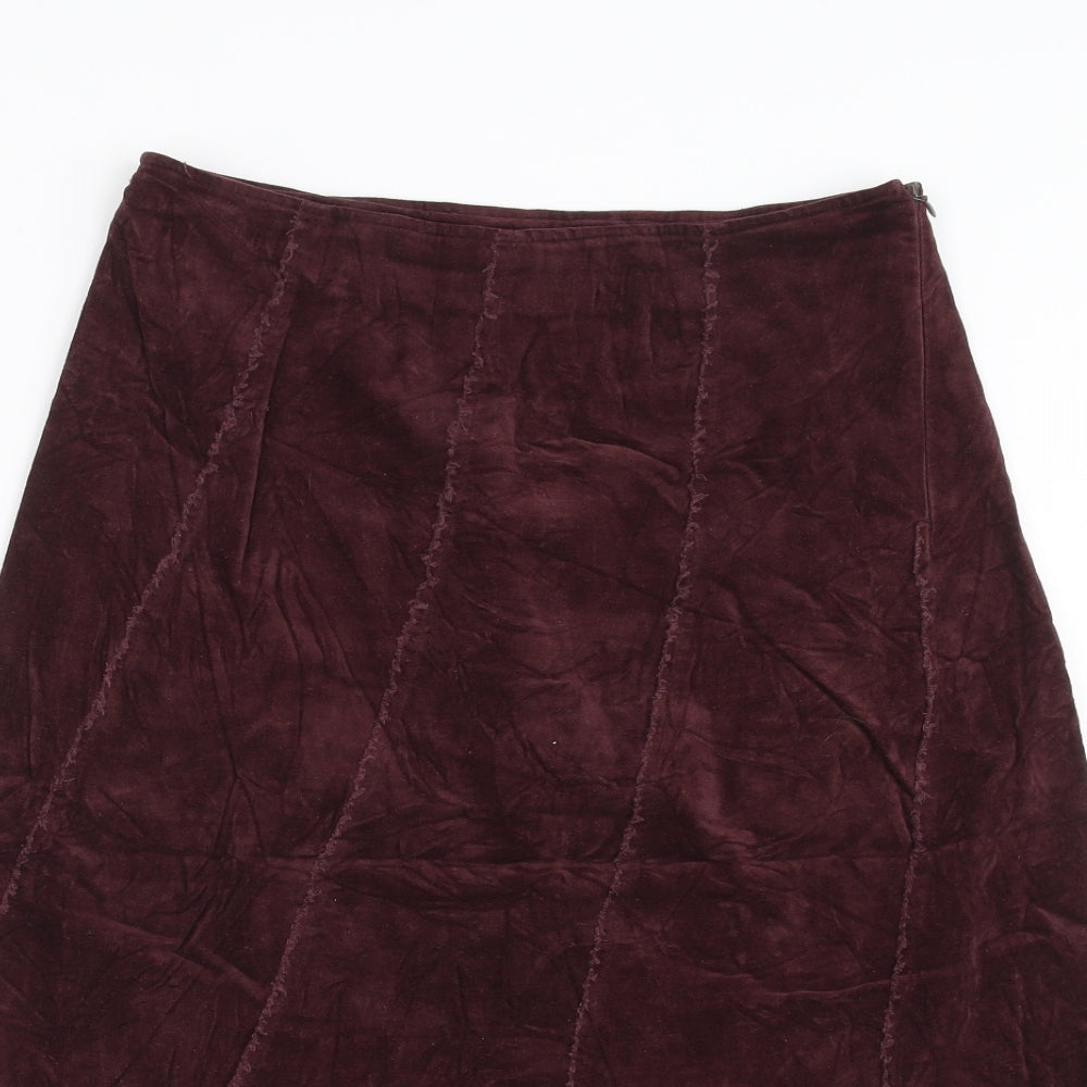 feema Womens Purple   A-Line Skirt Size 10