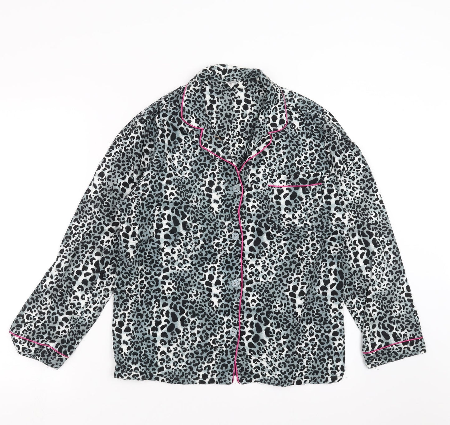 nd intimates Womens Grey Animal Print  Top Pyjama Top Size S