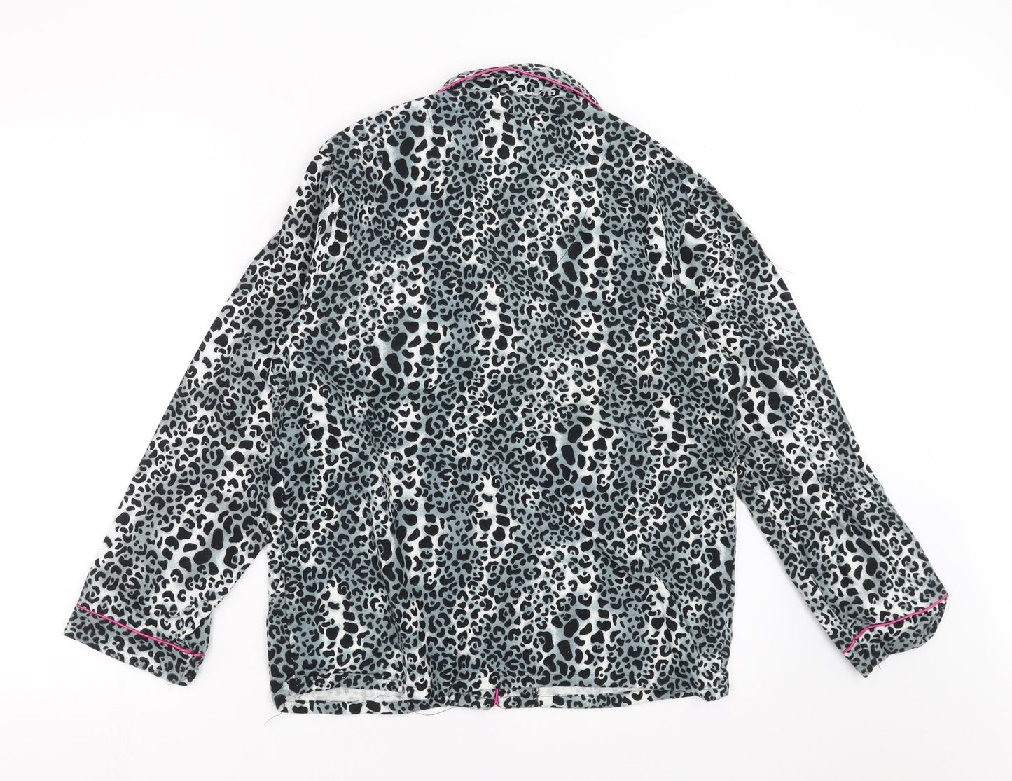 nd intimates Womens Grey Animal Print  Top Pyjama Top Size S