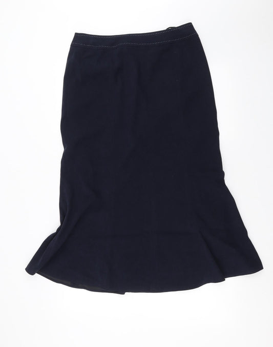 BERKETEX Womens Blue   Trumpet Skirt Size 12