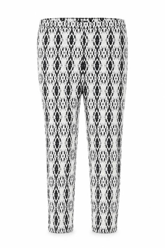 H&M Womens White Geometric Denim Jegging Jeans Size 10 L29 in