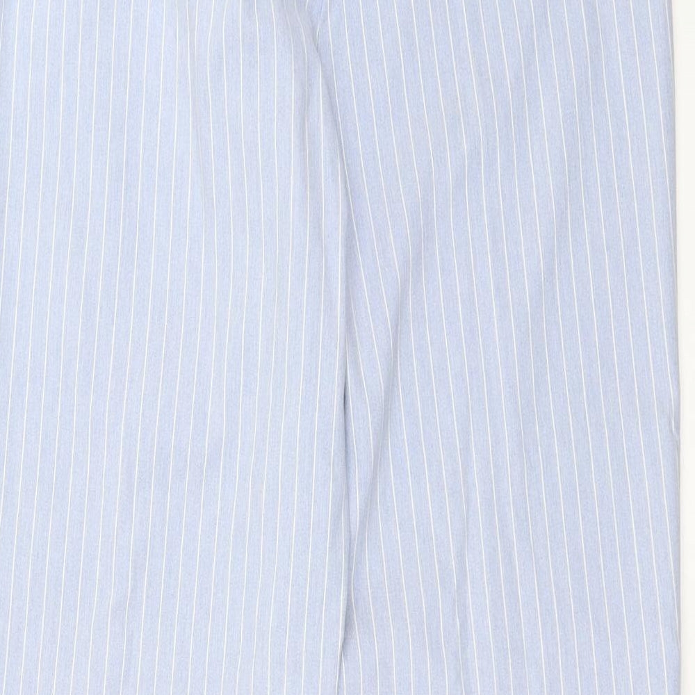 Carolina Belle Womens Blue Striped  Trousers  Size 14 L27 in