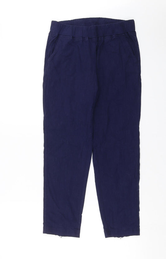 British india Womens Blue   Trousers  Size 30 in L25 in