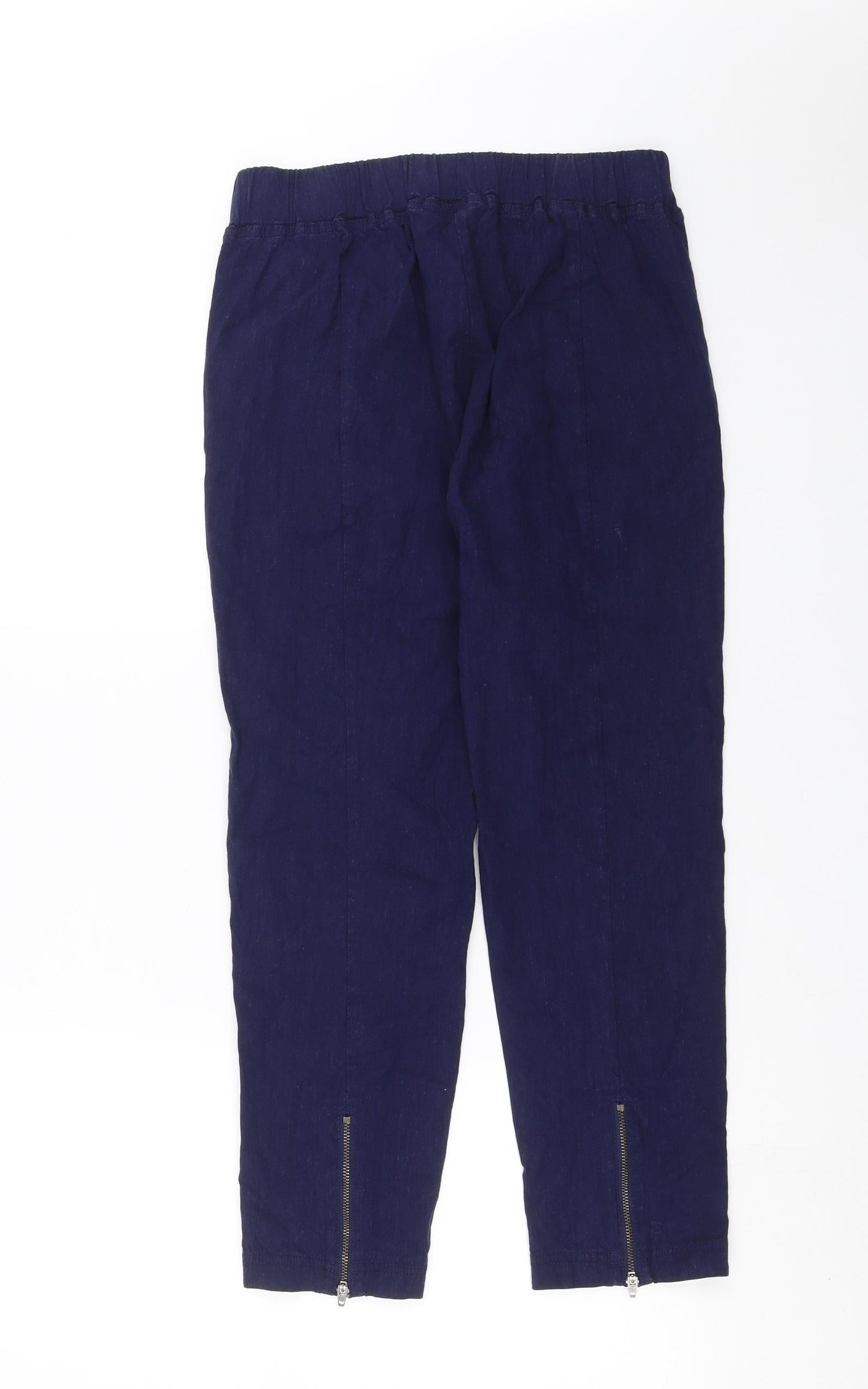 British india Womens Blue   Trousers  Size 30 in L25 in