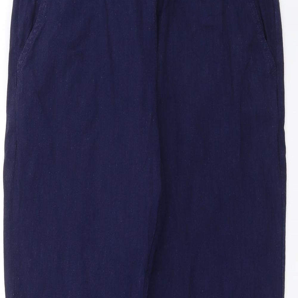 British india Womens Blue   Trousers  Size 30 in L25 in