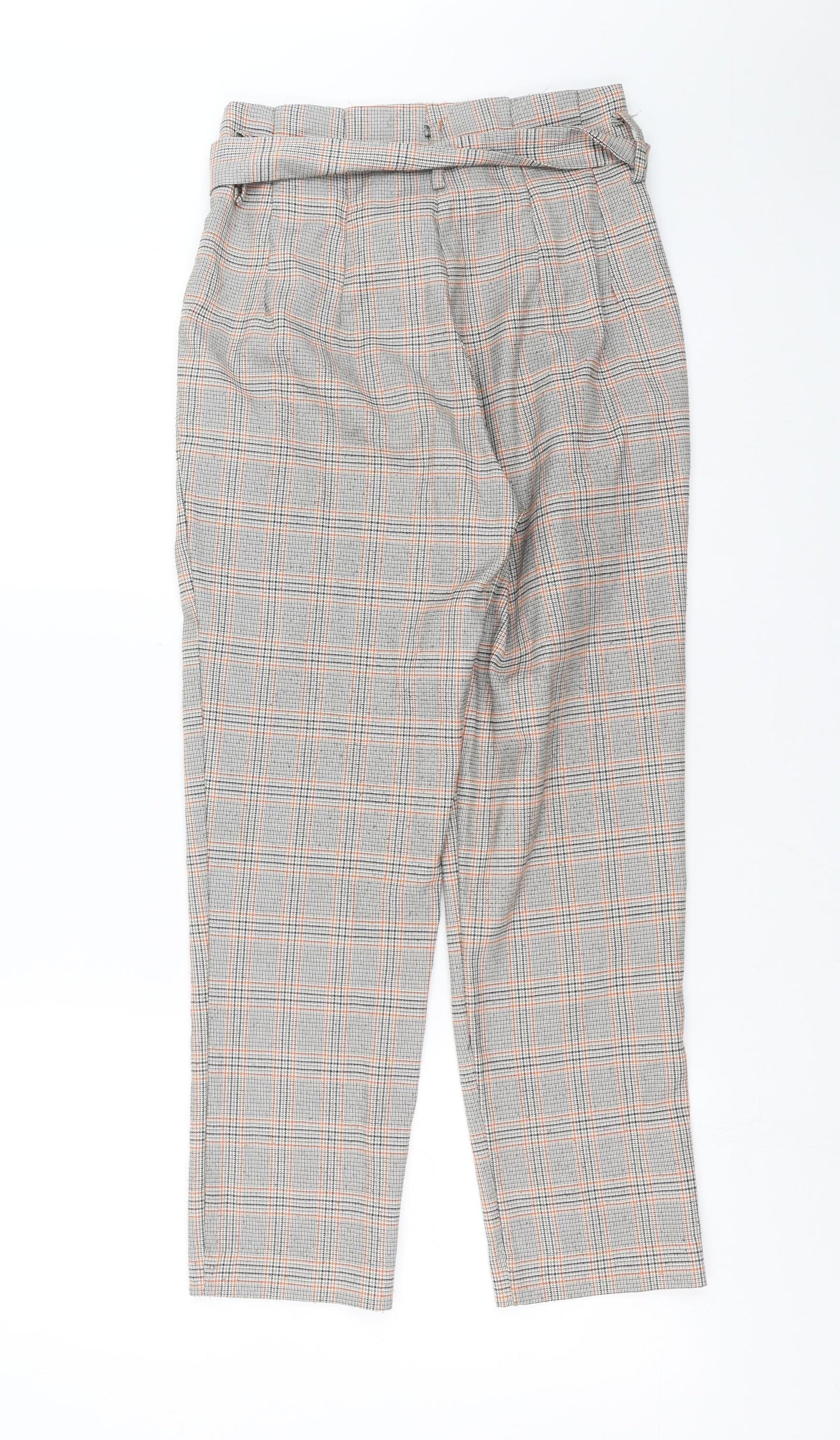 Hound Womens Black Houndstooth  Trousers  Size M L24 in